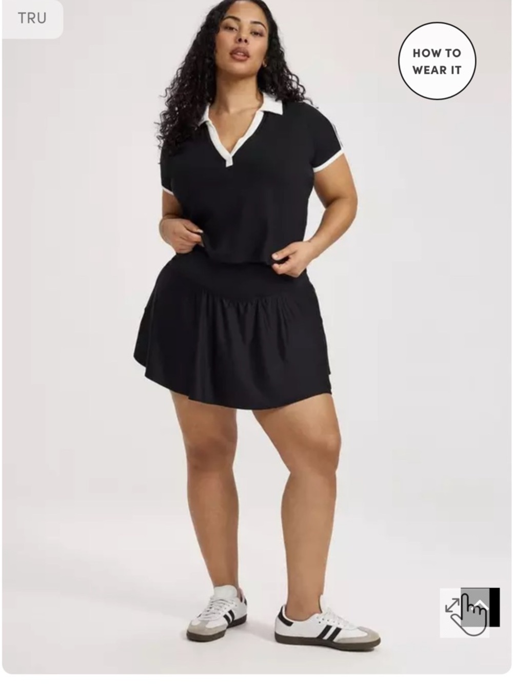 Torrid Performace Active Mini Skirt With Bike Short